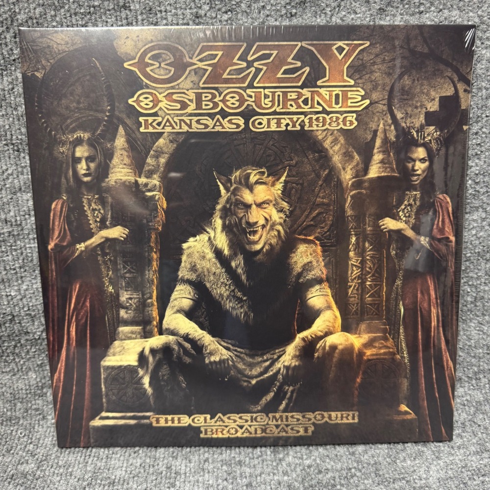 Ozzy Osbourne Kansas City 1986 The Classic Missouri Broadcast 2X White Vinyl LP